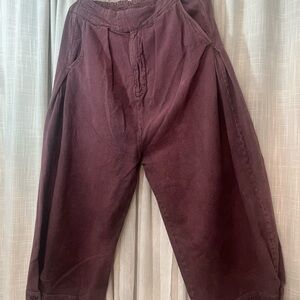 Free people women’s pants size large purple
